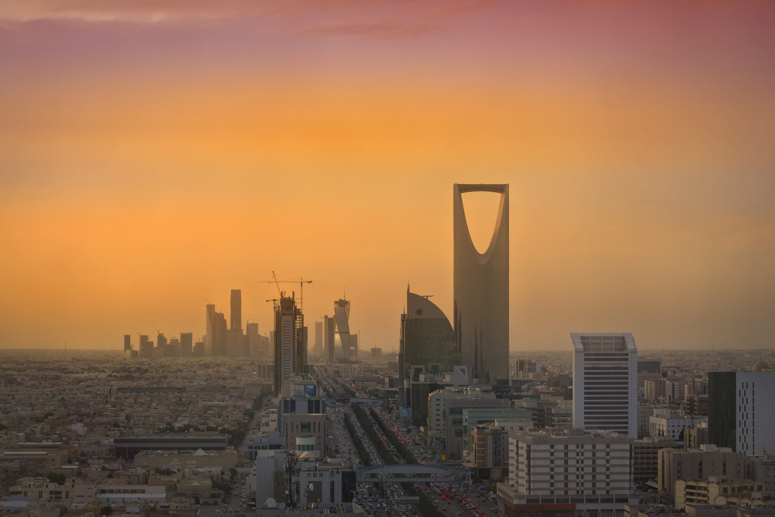 Riyadh's skyline, dominated by The Kingdom Tower, will change enormously in the years ahead.