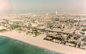 Dubai skyline in the 1970s